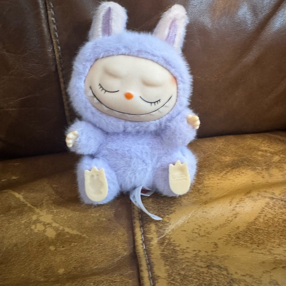Charming Lavender Bunny Plush Doll